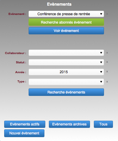 Diffusion-Start : le moteur de recherche des évènements